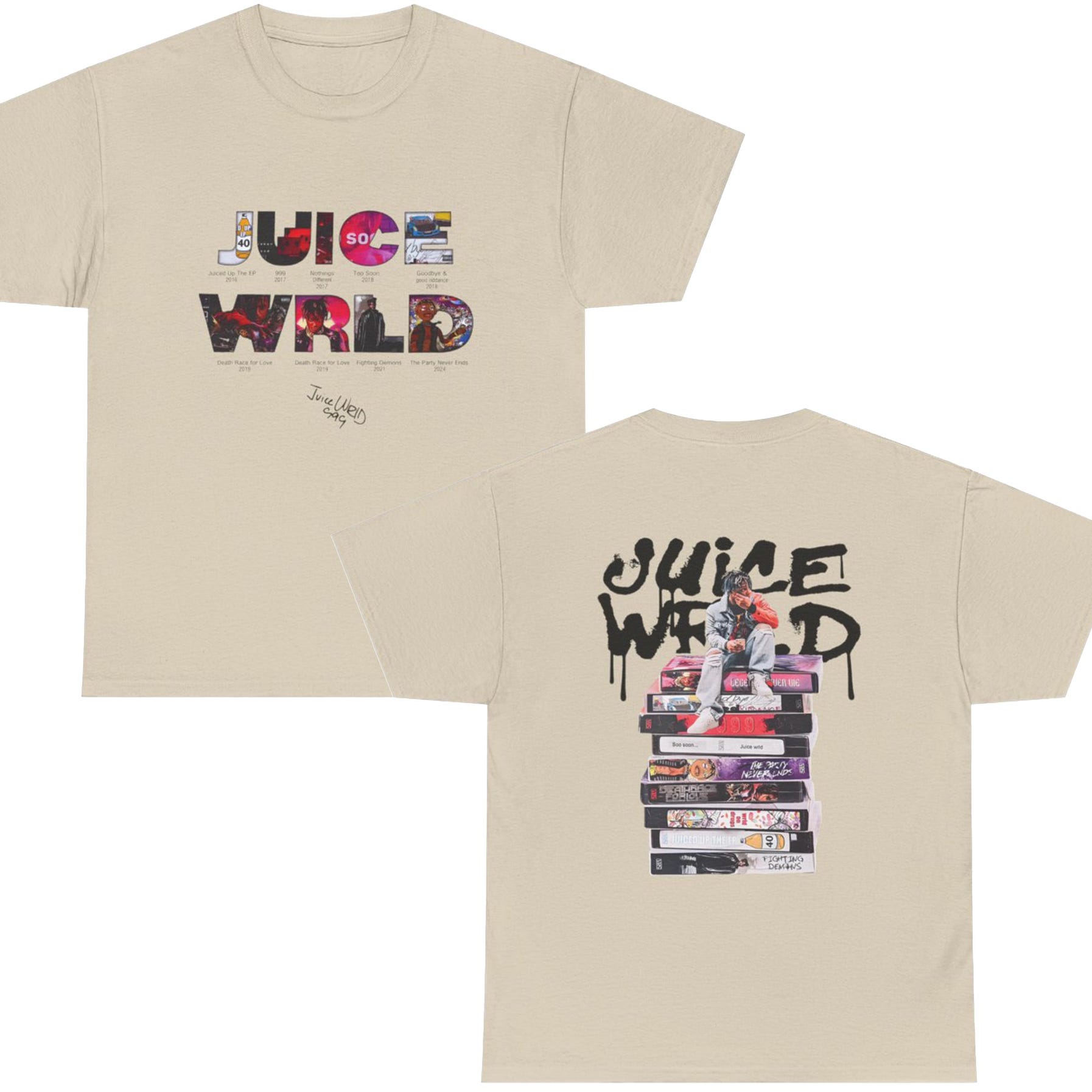 Vintage Juice Wrld Shirt - Custom Retro Design, High Quality Tee, Rapper, Gift
