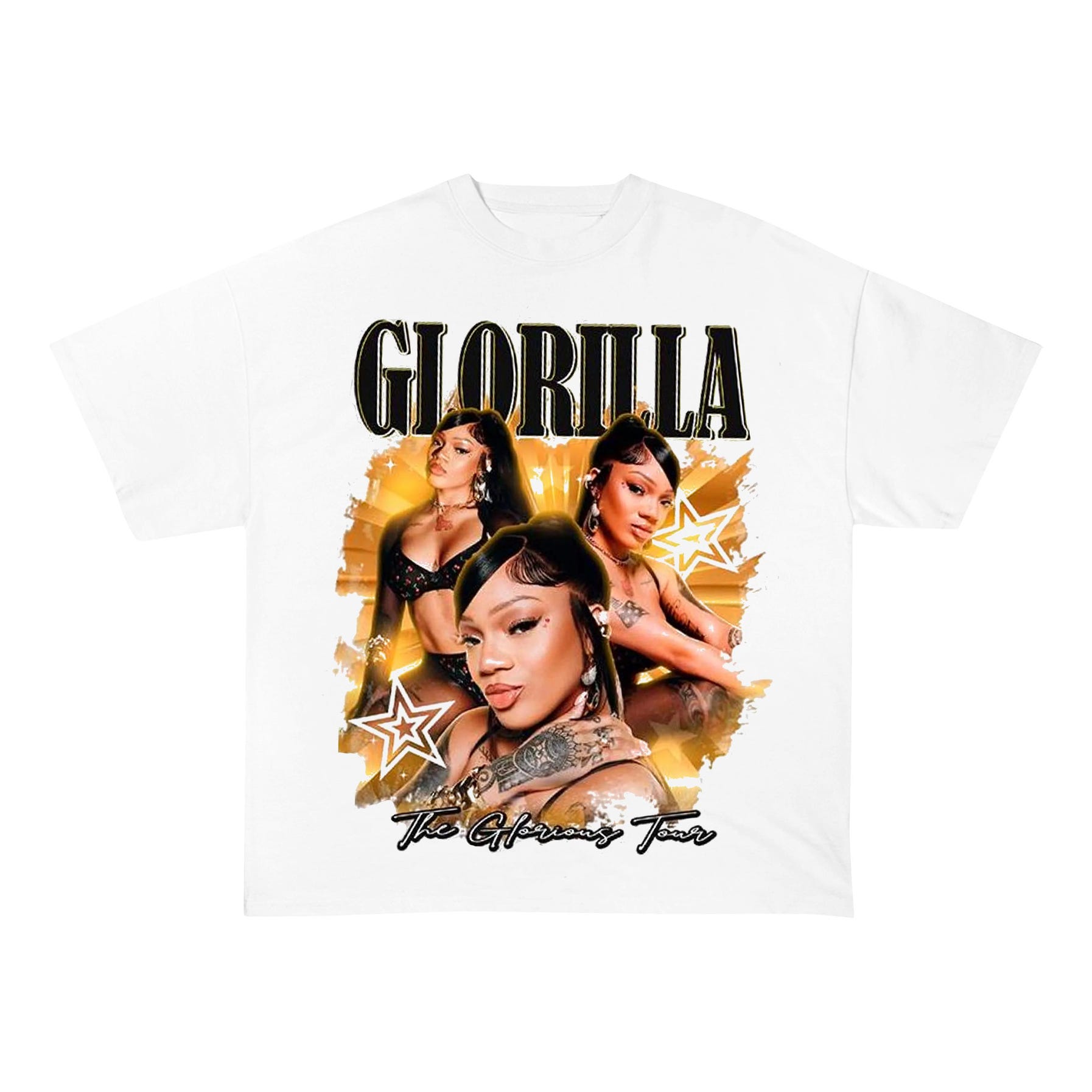 Glorilla Vintage Style 90'S Bootleg Shirt - Retro Gorilla Graphic Tee