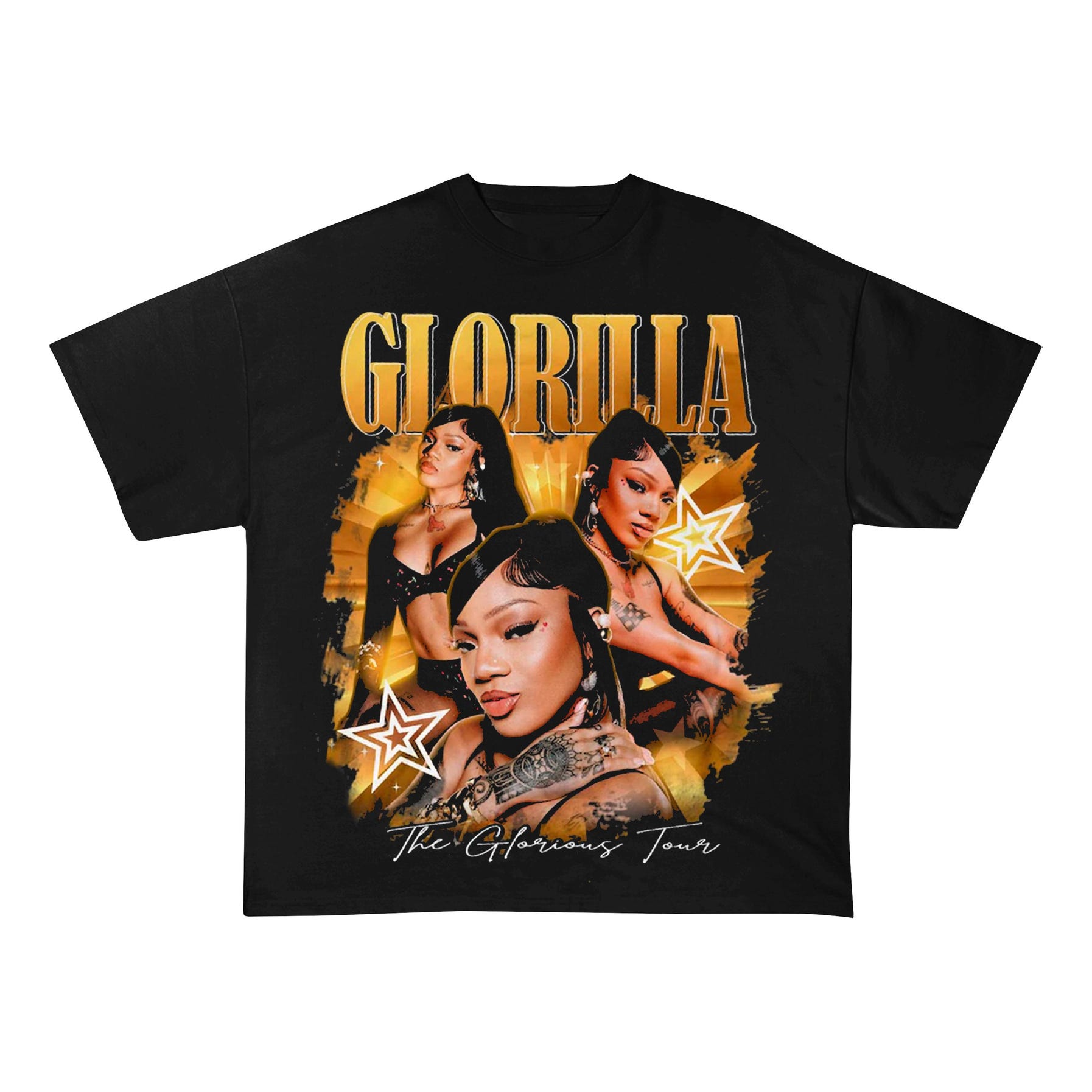 Glorilla Vintage Style 90'S Bootleg Shirt - Retro Gorilla Graphic Tee