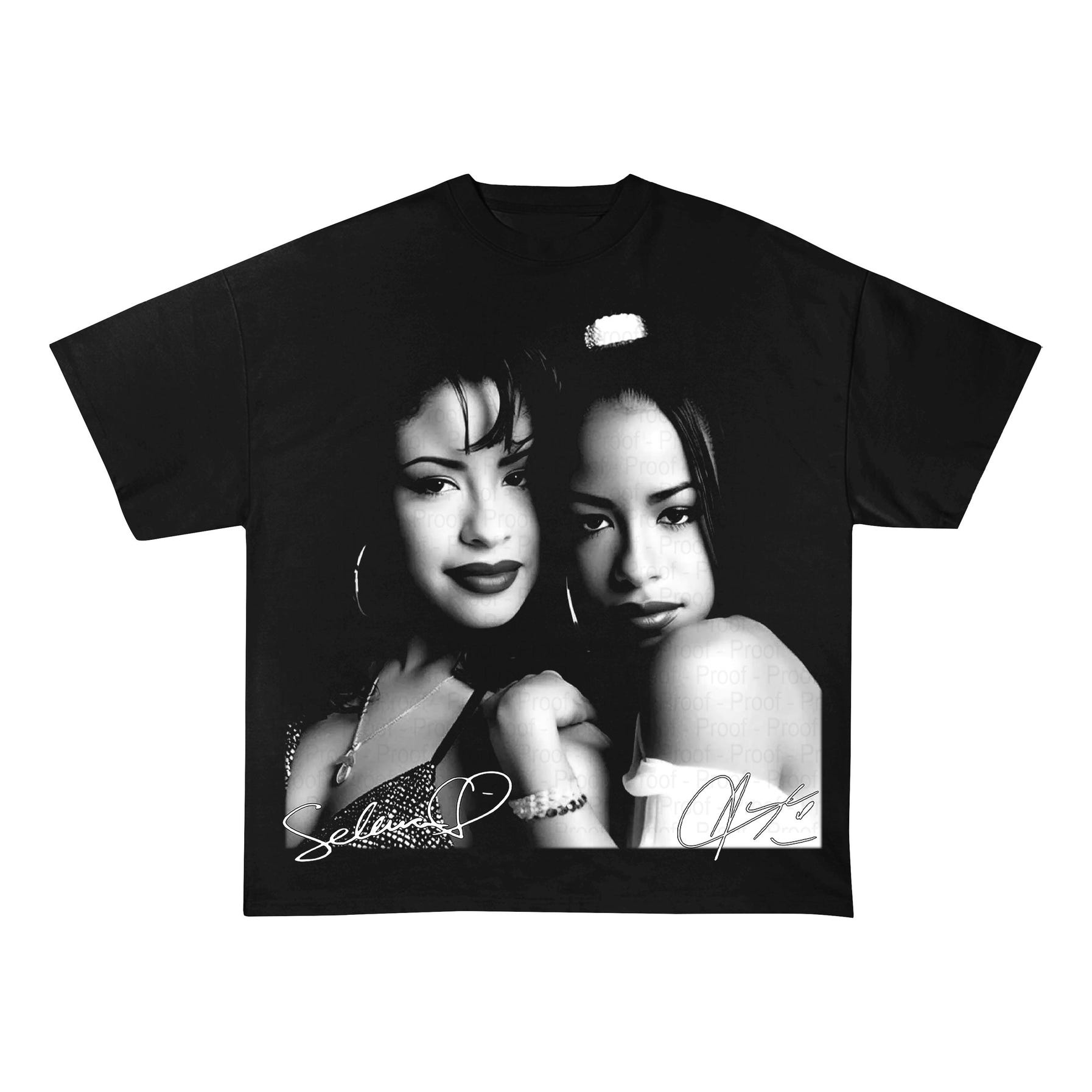 Vintage Selena And Aaliyah Shirt, Aaliyah One In A Million Shirt, Aaliyah Tee, Aaliyah Hiphop Sweatshirt, Aaliyah Graphic Tee, Selena Shirt
