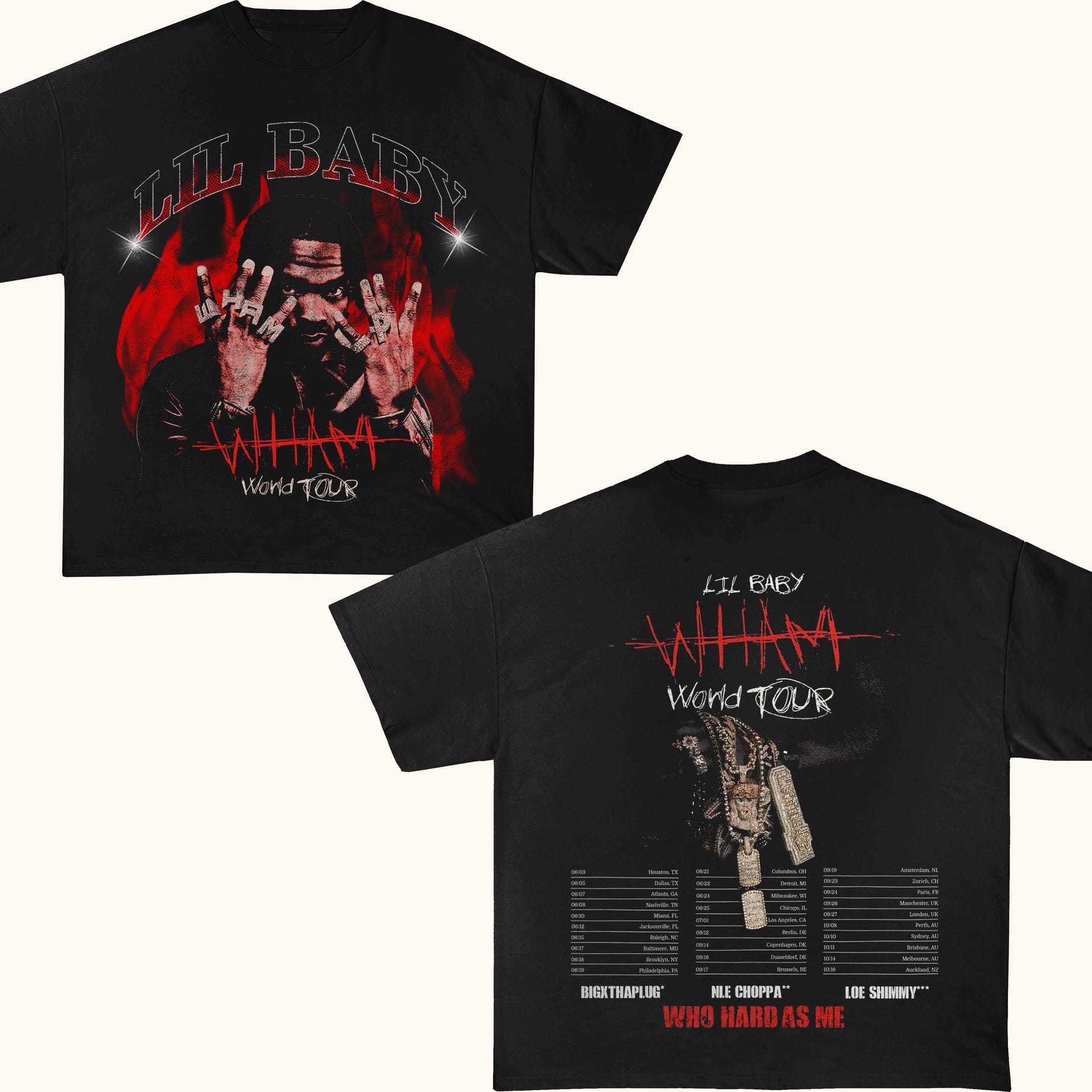 Lil Baby Wham World Tour Shirt, Lil Baby Shirt, Rap Tees, Hip Hop, Retro Gift