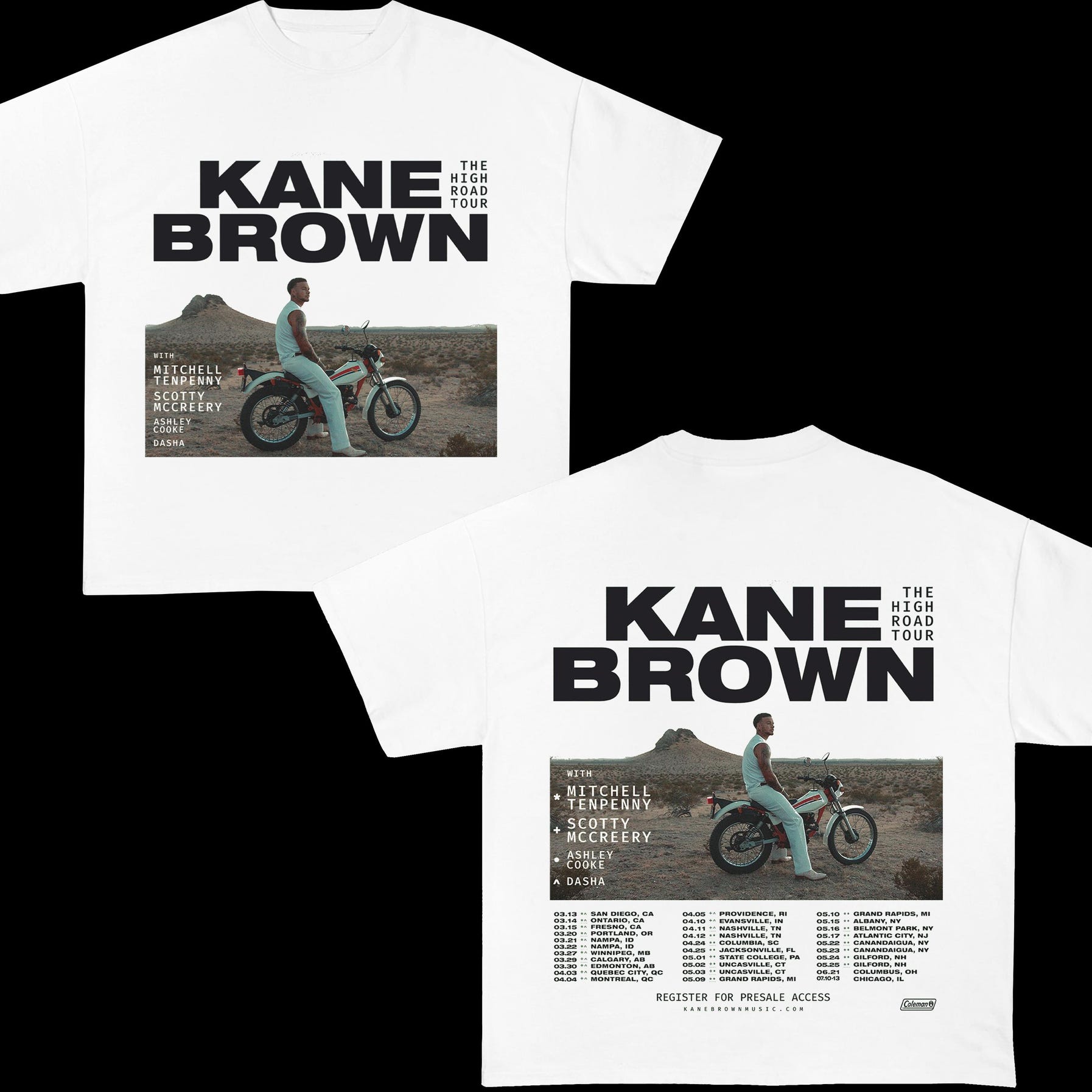 2025 Kane Brown The High Road Tour Shirt, Kane Brown 2025 Concert, Kane Brown Fan Gifts, Kane Brown Merch, Kane Brown Country Music Shirt
