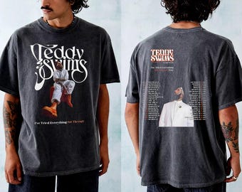 Teddy Swims Graphic Shirt, Teddy Swims Tour 2025 Shirt, Teddy Swims 2025 Concershirt, Teddy Swims Fan Gift, Teddy Swims Tour Merch