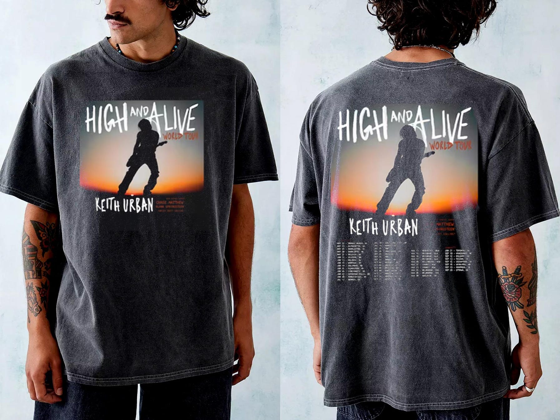 Keith Urban High And Alive Tour 2025 Shirt, Keith Urban 2025 Concert, Keith Urban Fan Shirt, Keith Urban Merch, Keith Urban Graphic Shirt