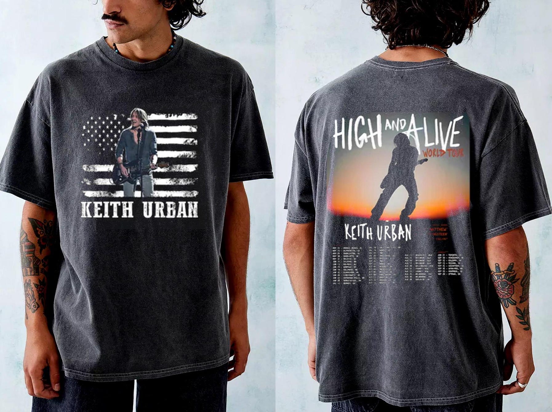 Keith Urban Vintage Shirt, Keith Urban High And Alive Tour 2025 Shirt, Keith Urban Fan Shirt, Keith Urban Merch, Keith Urban Country Music