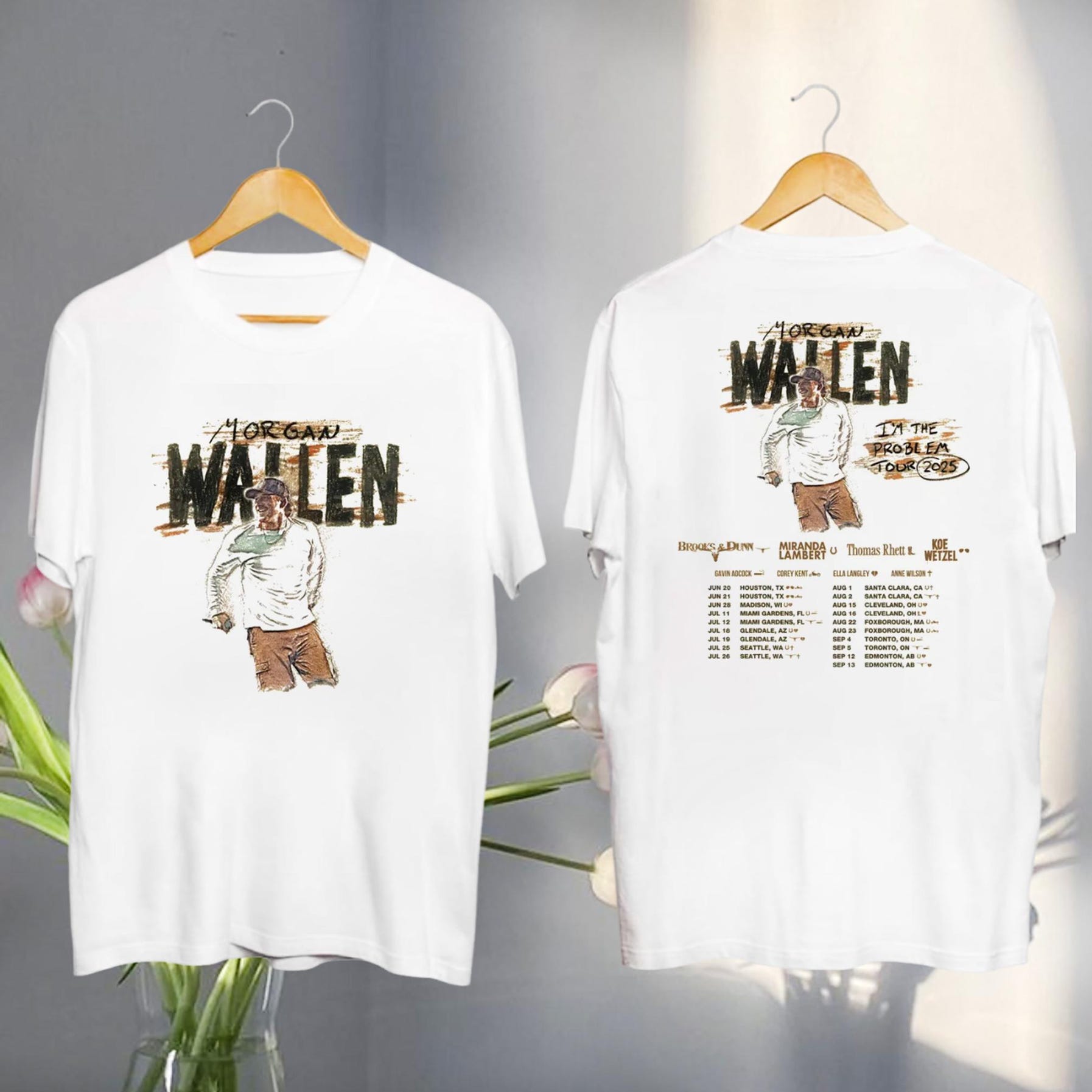 Morgan Wallen Graphic Shirt, Morgan Wallen I'M The Problem Tour 2025 Shirt, Morgan Wallen Fan Shirt, Morgan Wallen Merch, Country Music Tee