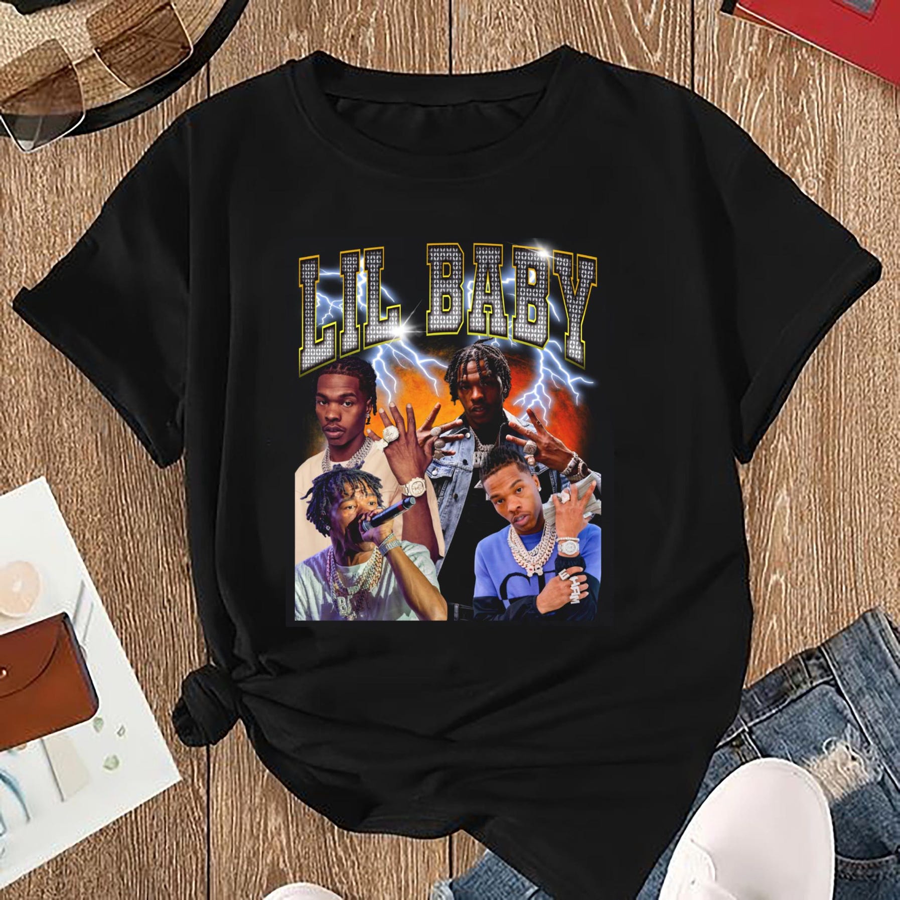 Lil Baby Bootleg Shirt, 2025 Lil Baby Wham World Tour Shirt, Lil Baby 90S Vintage Shirt, Lil Baby Fan Gifshirt, Lil Baby Rapper Merch