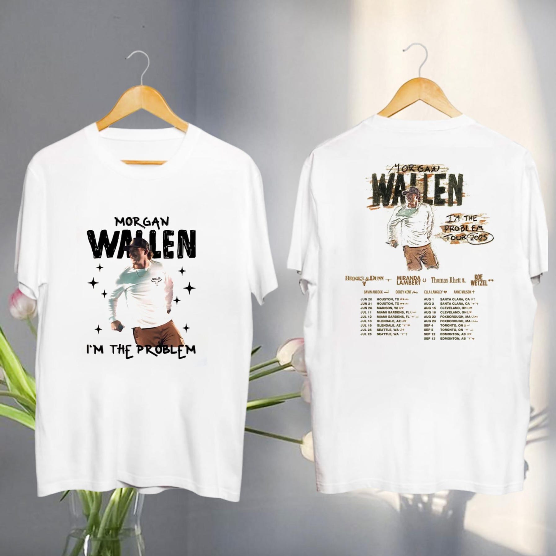 Morgan Wallen Tour 2025 Shirt, Morgan Wallen I'M The Problem Tour Shirt, Morgan Wallen Fan Shirt, Morgan Wallen Merch, Country Music Shirt