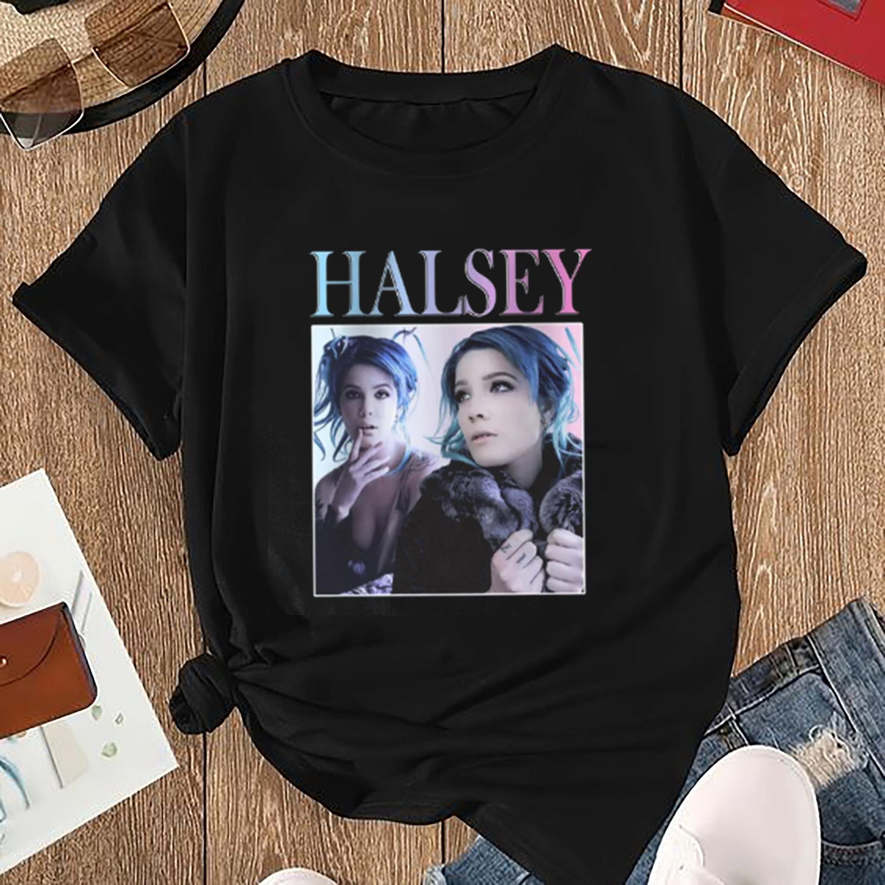 Halsey Bootleg Unisex Shirt, Halsey For My Last Trick The Tour 2025, Halsey Shirt, Halsey Fan Gift, Halsey 90S Vintage Shirt, Halsey Merch