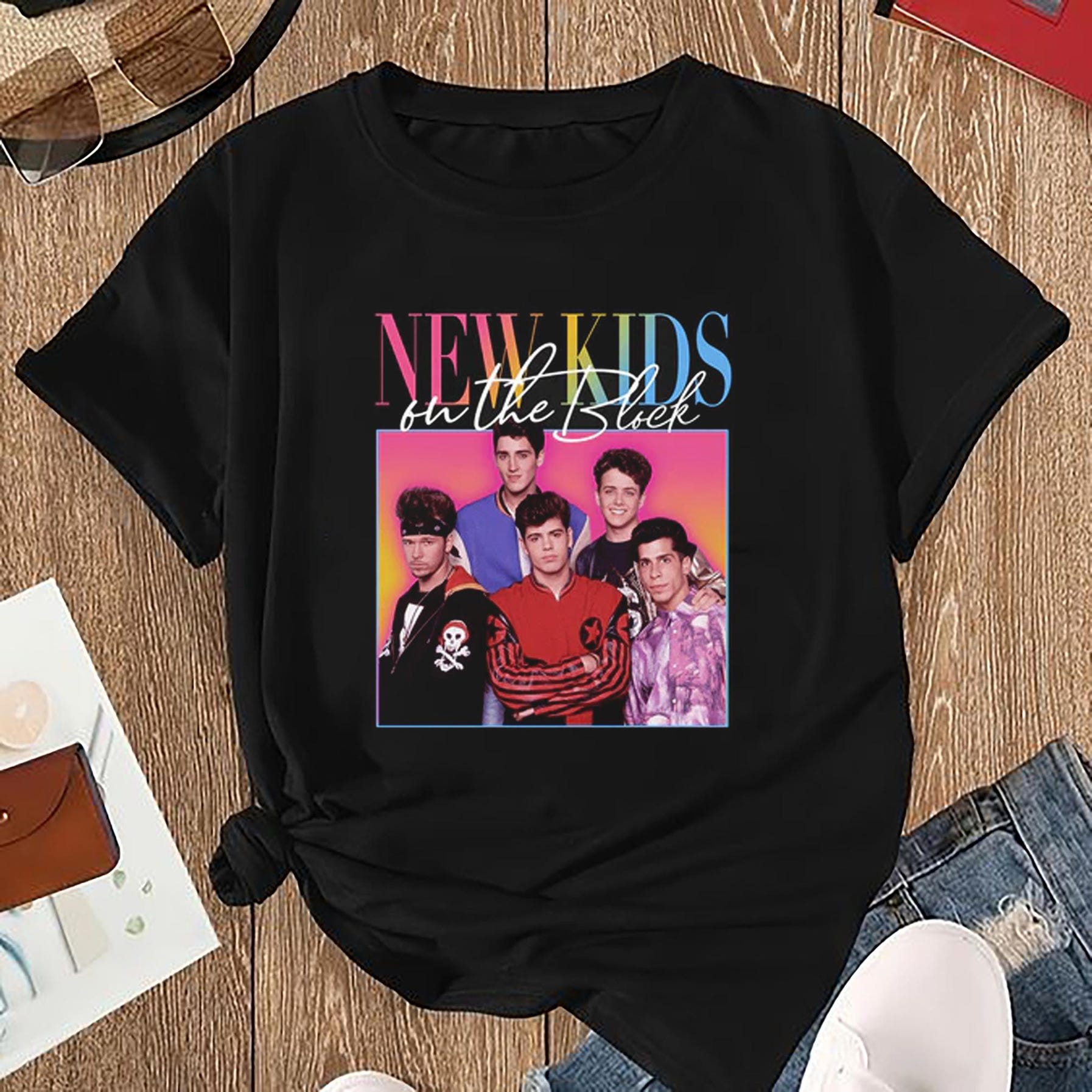 Nkotb Bootleg Vintage Shirt, Kids On The Block Shirt, Kids On The Block Fan Gift, Kids On The Block Shirt, Nkotb 2025 Tour Merch