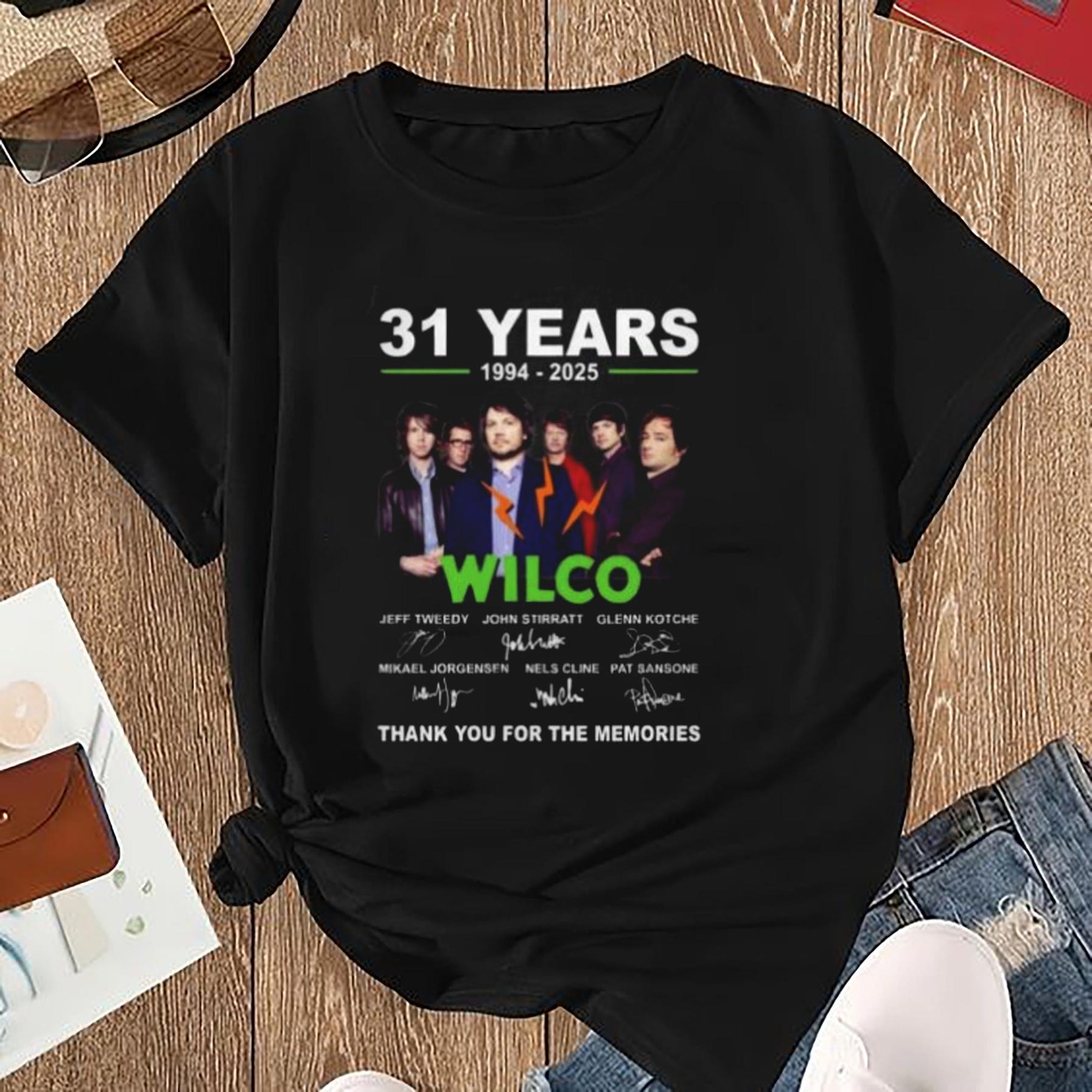 Wilco Band 31 Years Shirt, Rock Band Wilco Signatures Shirt, Wilco Tour 2025 Shirt, Wilco Fan Gifts, Wilco Band Merch, Wilco Vintage Shirt