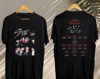 Stray Kids Shirt, 2025 Stray Kids Dominate World Tour Shirt, Stray Kids Kpop Fan Gift, Stray Kids Merch, Skz Graphic Shirt, Kpop Fan Merch