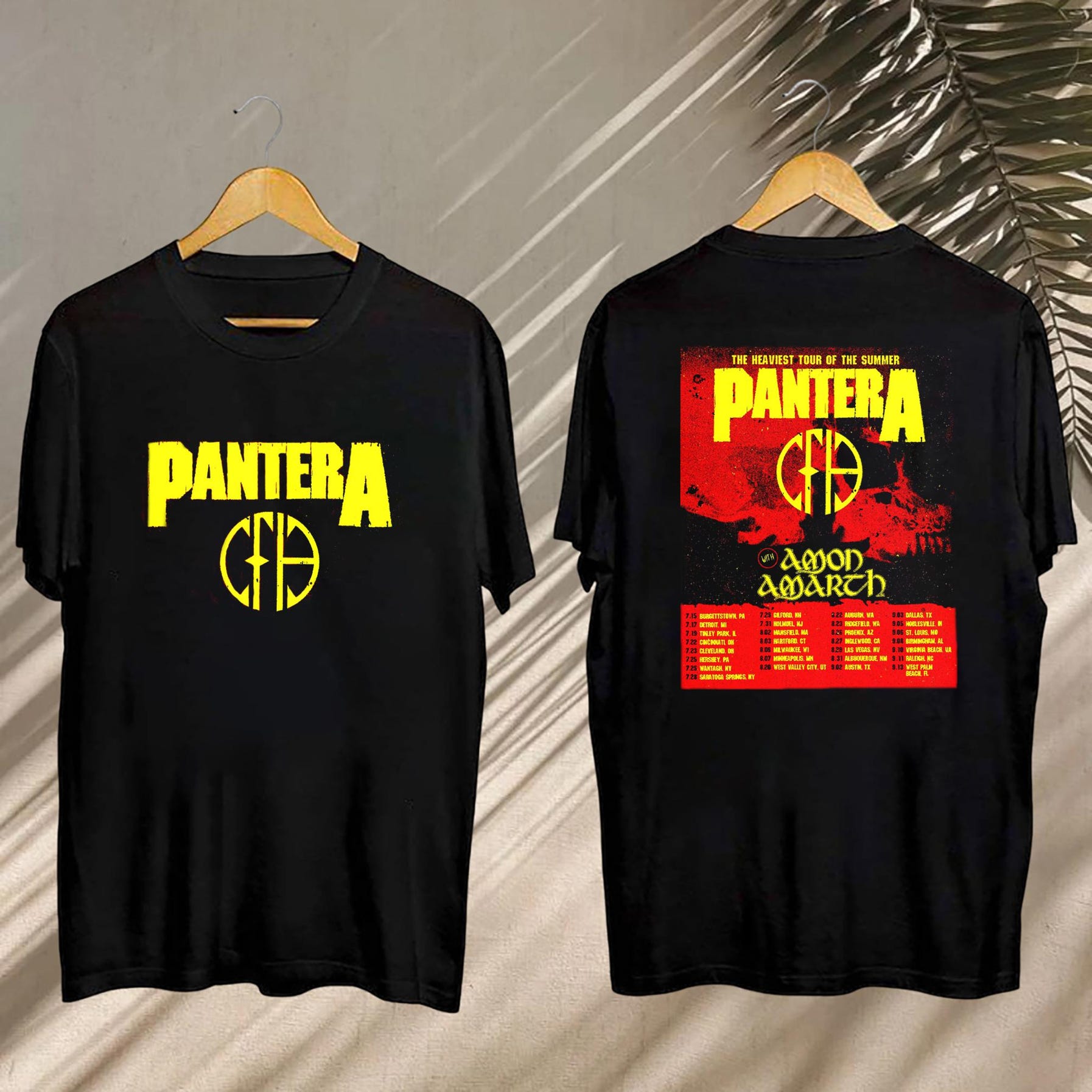 Pantera The Heaviest Tour Of The Summer 2025 Shirt, Pantera Shirt, Pantera The Heaviest Tour, Pantera Fan Gift, Pantera Merch, Pantera Tee