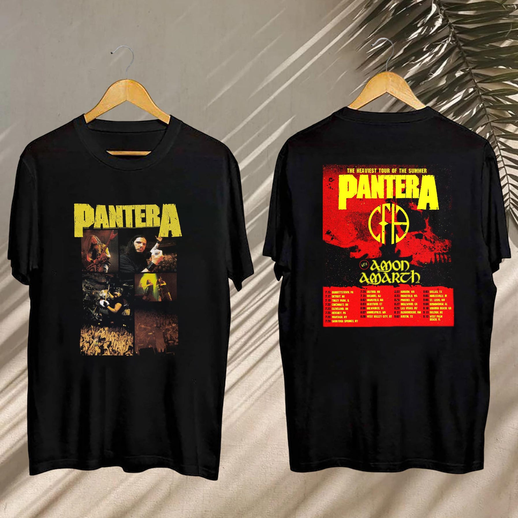 Vintage Pantera The Heaviest Tour Of The Summer Shirt, Pantera Shirt, Pantera The Heaviest Tour 2025 Shirt