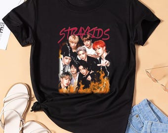 Bootleg Stray Kids Shirt, Stray Kids Tour 2025 Shirt, Stray Kids Kpop Fan Gift, Stray Kids Merch, Skz Graphic Shirt, Skz Kpop Fan Merch
