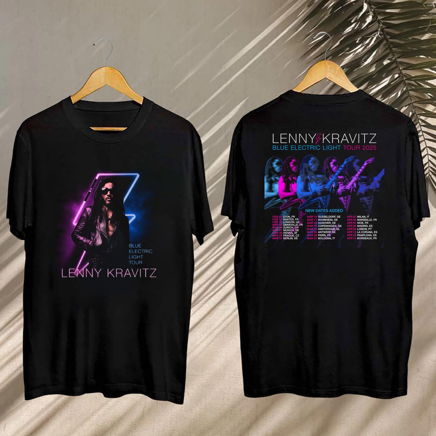 2025 Lenny Kravitz Blue Electric Light Tour Shirt, Lenny Kravitz Concert, Lenny Kravitz Blue Electric Light Tour Tee, Lenny Kravitz Fan Gift