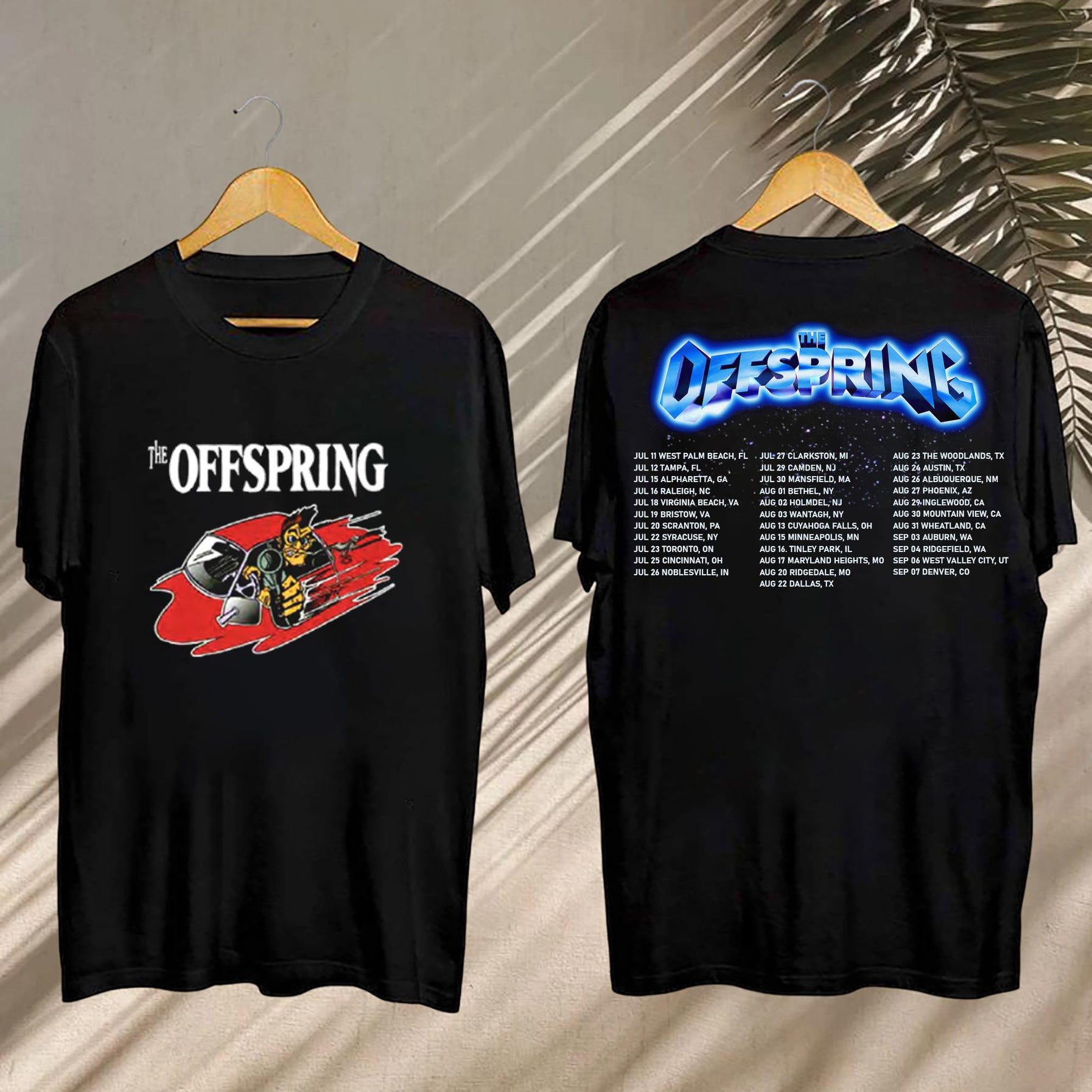 The Offspring Supercharged Worldwide In '25 Tee, The Offspring Shirt, The Offspring Concert, The Offspring Fan Shirt, The Offspring Merch