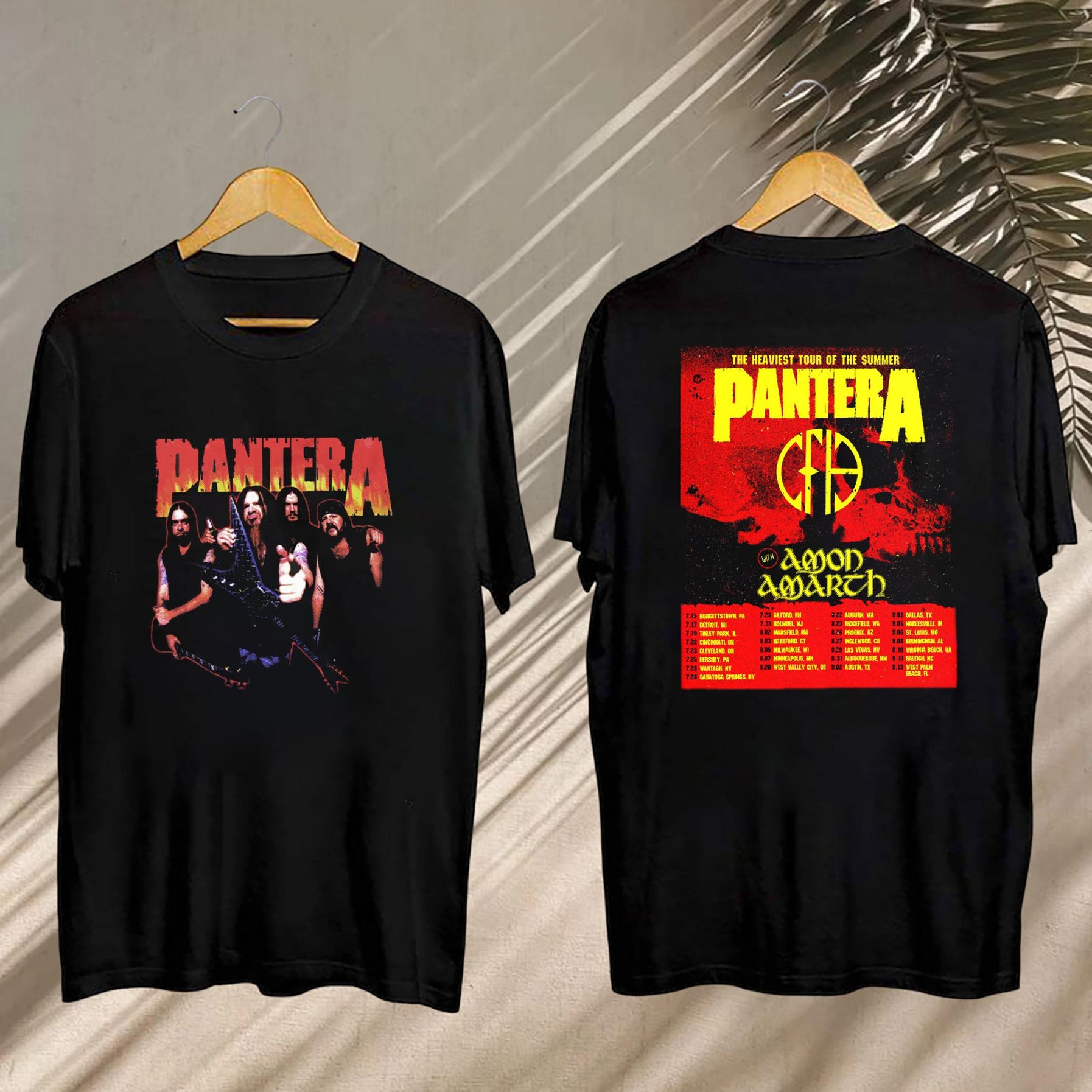 Pantera The Heaviest Tour 2025 Shirt, Pantera The Heaviest Tour Of The Summer Shirt, Pantera Shirt