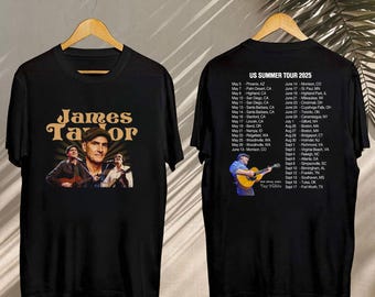 James Taylor Concershirt, James Taylor Summer Tour 2025 Shirt, James Taylor Fan Shirt, James Taylor Merch, James Taylor 90S Vintage Shirt
