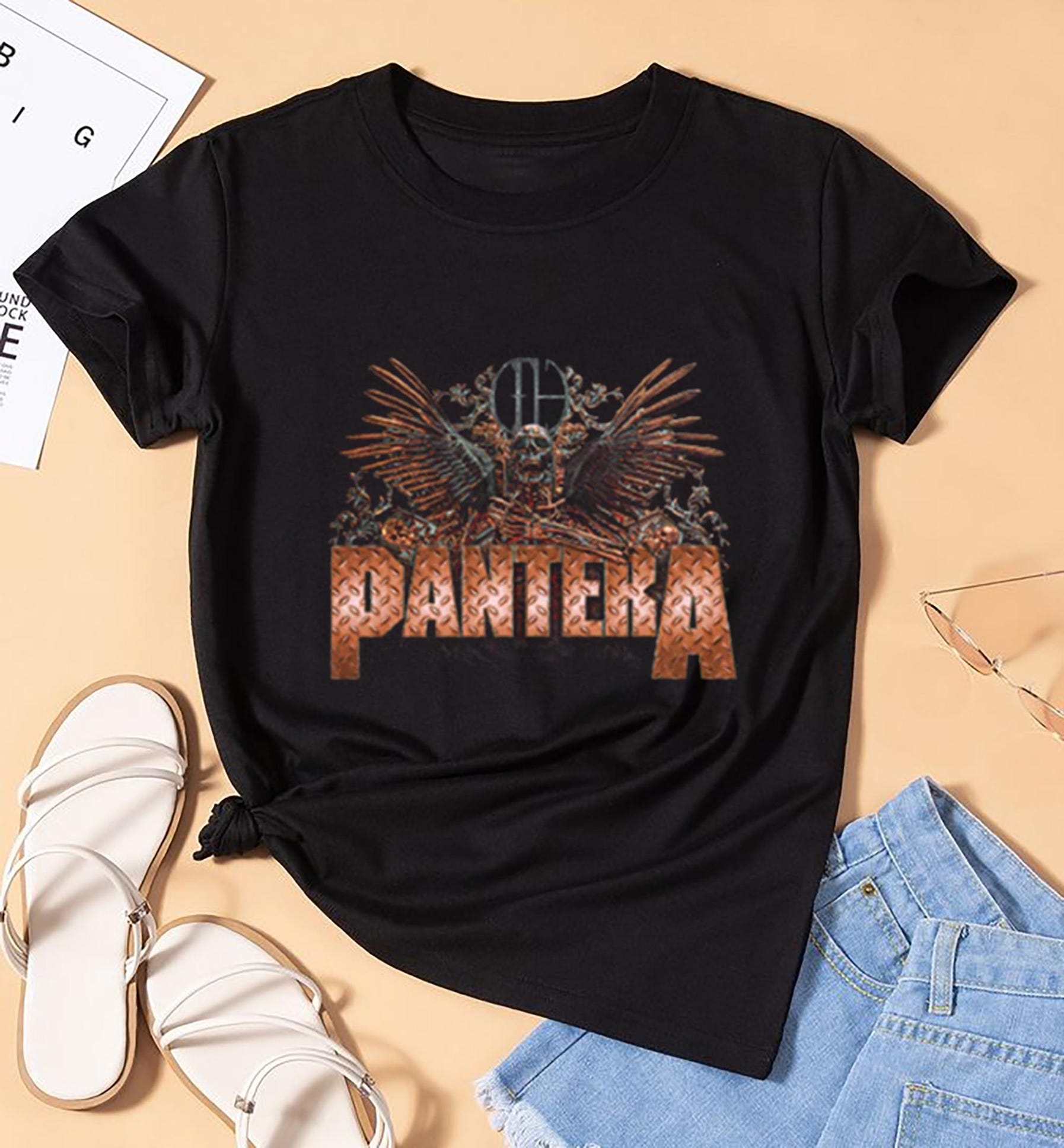 Pantera Unisex Tour 2025 Shirt, Pantera Shirt, Pantera The Heaviest Tour, Pantera Fan Gift, Pantera Merch Shirt