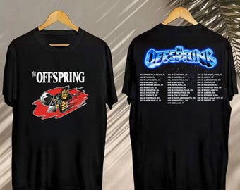 The Offspring Tshirt, The Offspring Supercharged Worldwide In '25 Shirt, The Offspring Concert, The Offspring Fan Shirt, The Offspring Merch