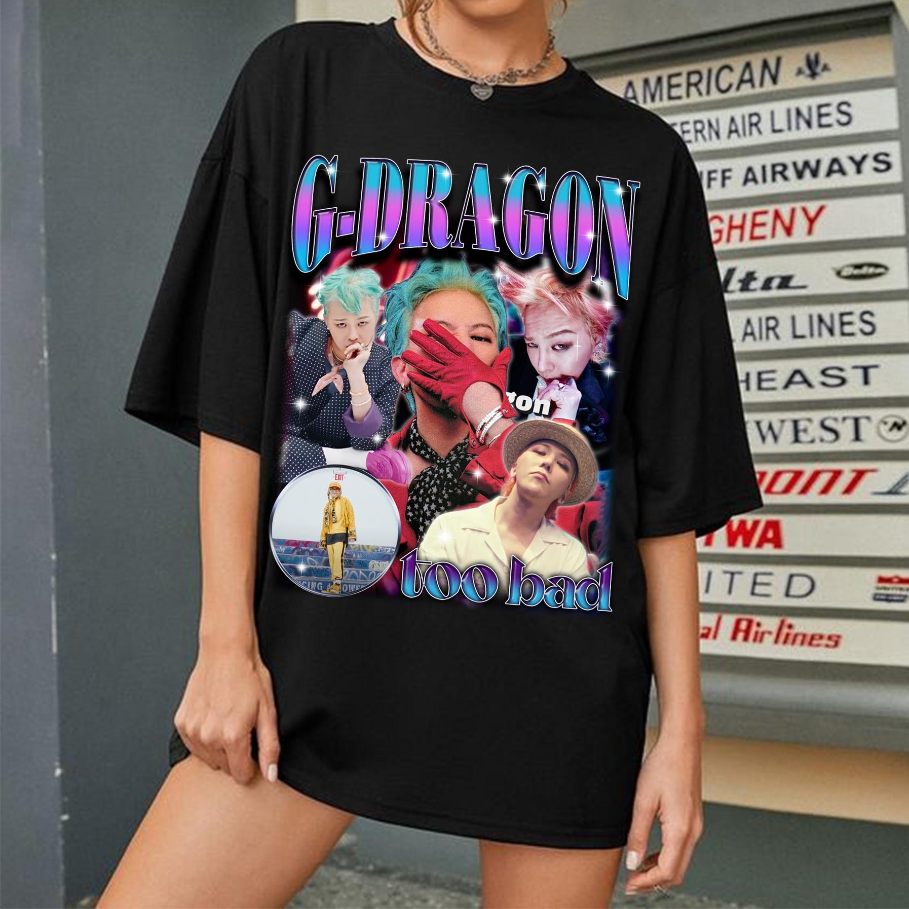 G-Dragon Too Bad Graphic Shirt, Gdragon Drama Shirt, Gdragon Ubermensch Shirt, Power Shirt, Gd Kpop Shirt, Big Bang Kpop Shirt Sweater