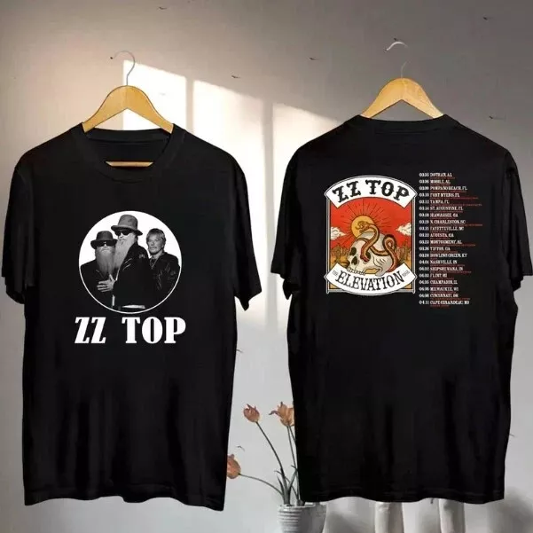 Zz Top The Elevation Tour 2025 Shirt, Zz Top Band 2025 Concert