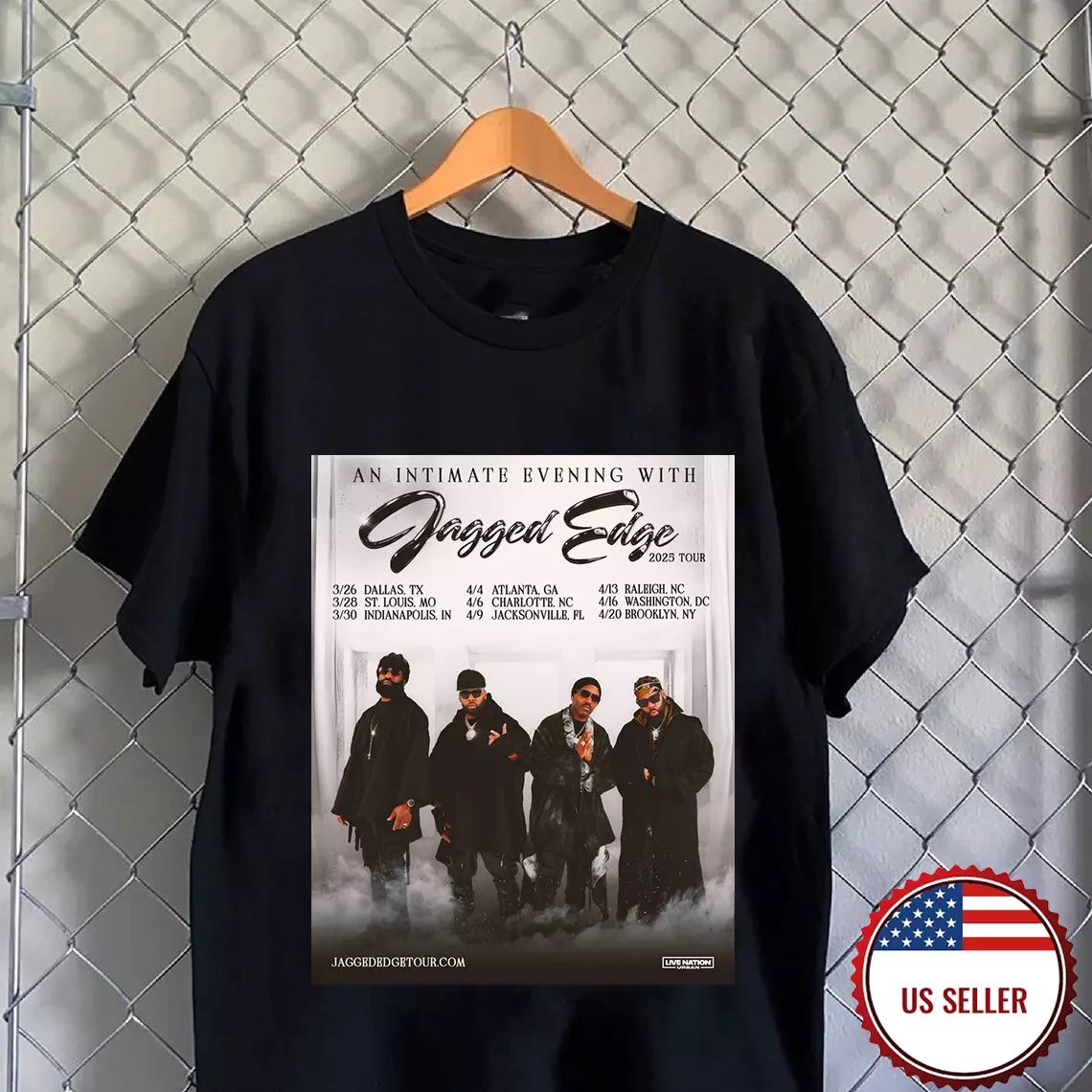 Jagged Edge Tour 2025 Shirt Et1057