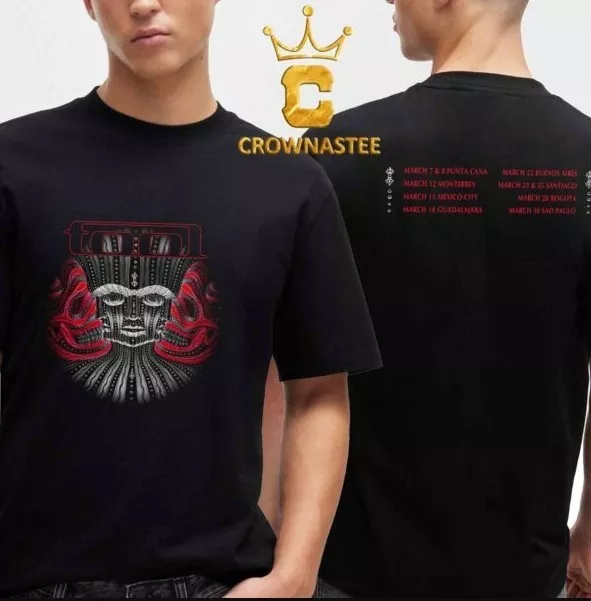 Tool Band Live In The Sand South America 2025 Tour Dates Shirt