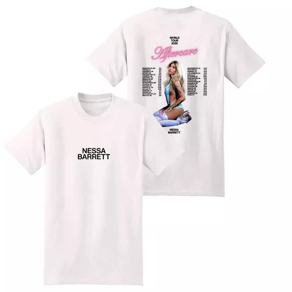 Nessa Barrett Aftercare World Tour 2025 Shirt