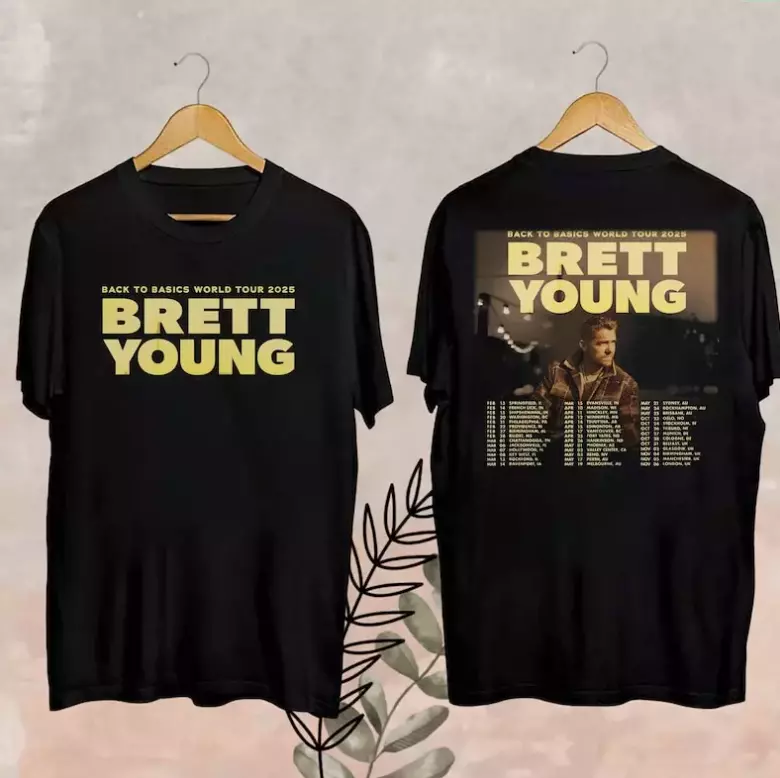 2025 Brett Young Back To Basics World Tour Shirt
