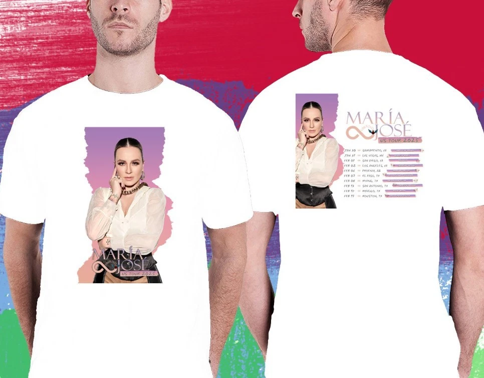 Shirt Maria Jose Libertad Usa Tour 2025 Maria Jose Unisex