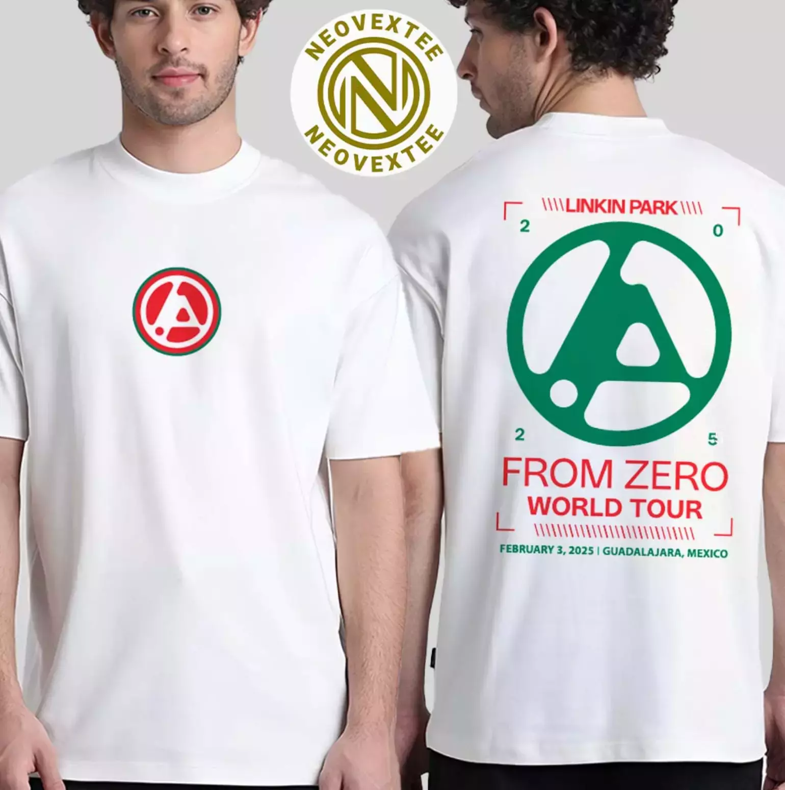 Shirt Linkin Park In Guadalajara Mexico From Zero World Tour 2025