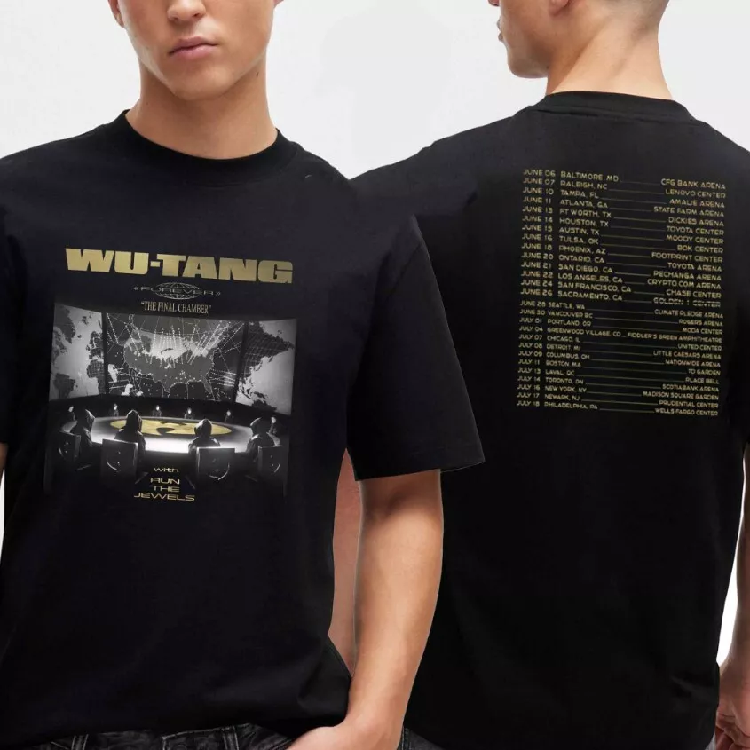 Wu_Tang Clan The Final Chamber Tour 2025 Two Sided Shirt, Classic 90S Rap Icon