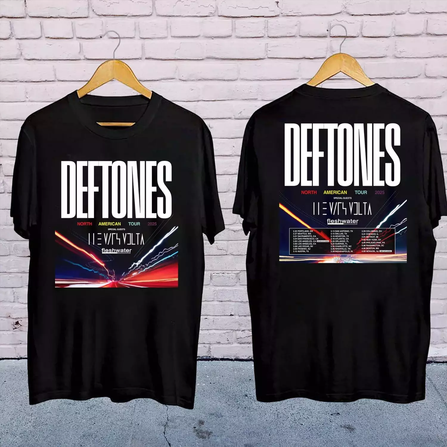 The Mars Volta And Deftones 2025 Tour Gift For Fans Unisex Shirt Gift