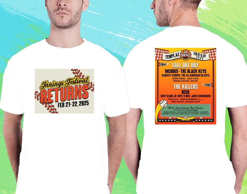 Innings Festival At Tempe 2025 Innings Festival Tempe Az White Tshirt