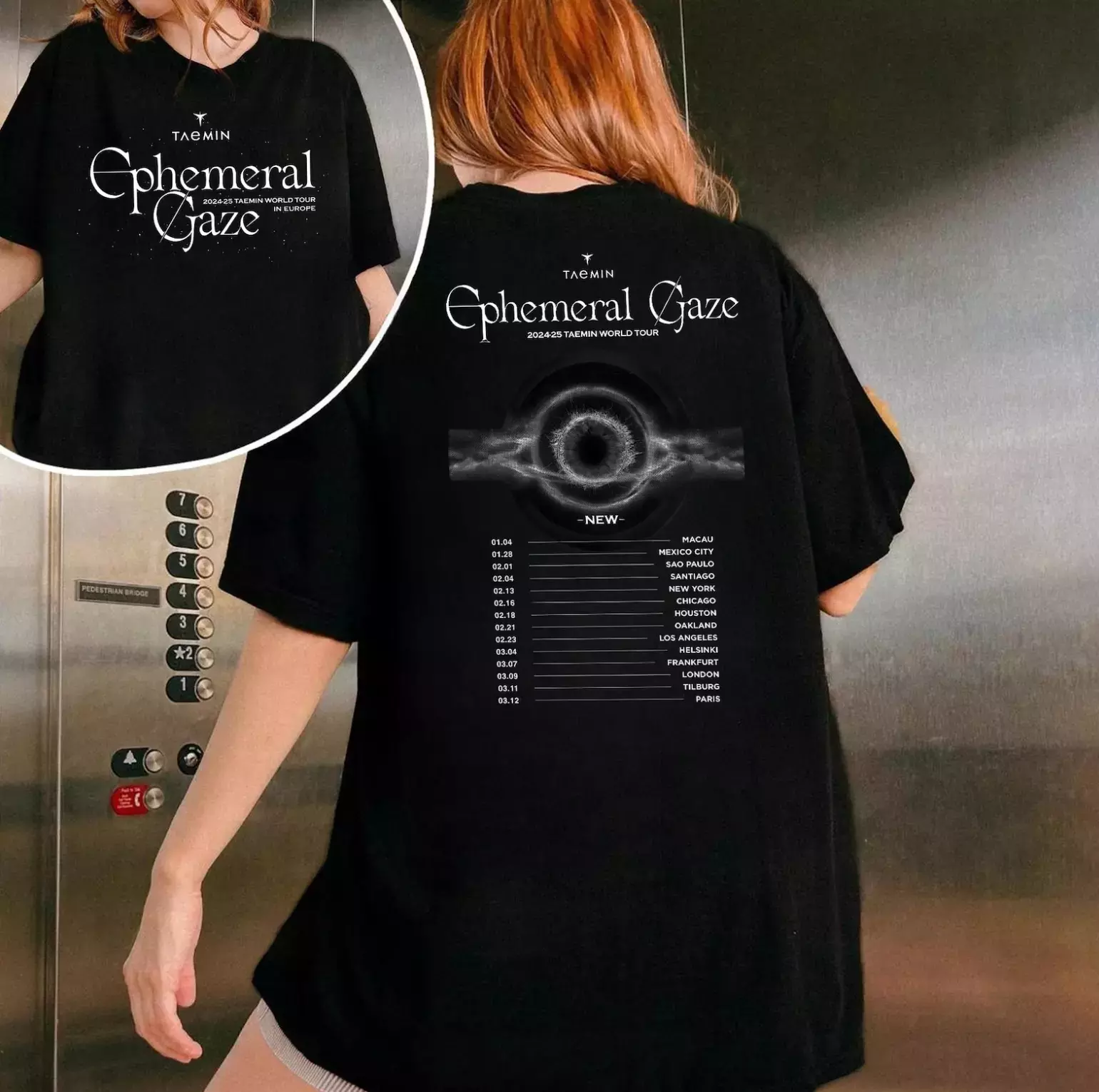 Taemin Ephemeral Gaze Tour 2025 Shirt, Taemin Eternal Album Shirt