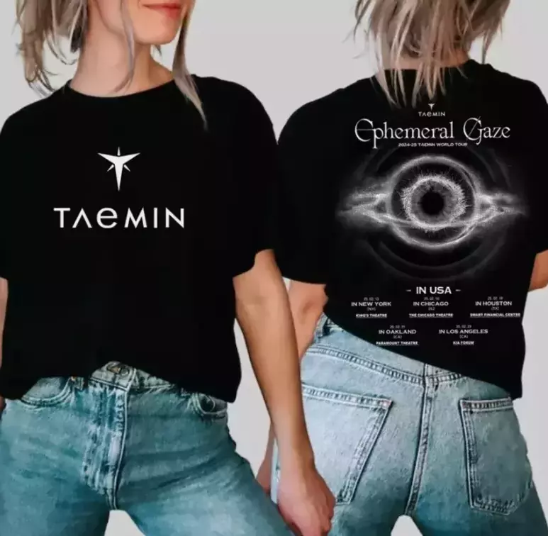 Taemin Ephemeral Gaze Tour 2025 Shirt, Taemin Eternal Album Shirt