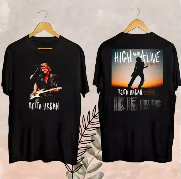 2025 Keith Urban High And Alive Tour Shirt, Keith Urban Country Music Shirt