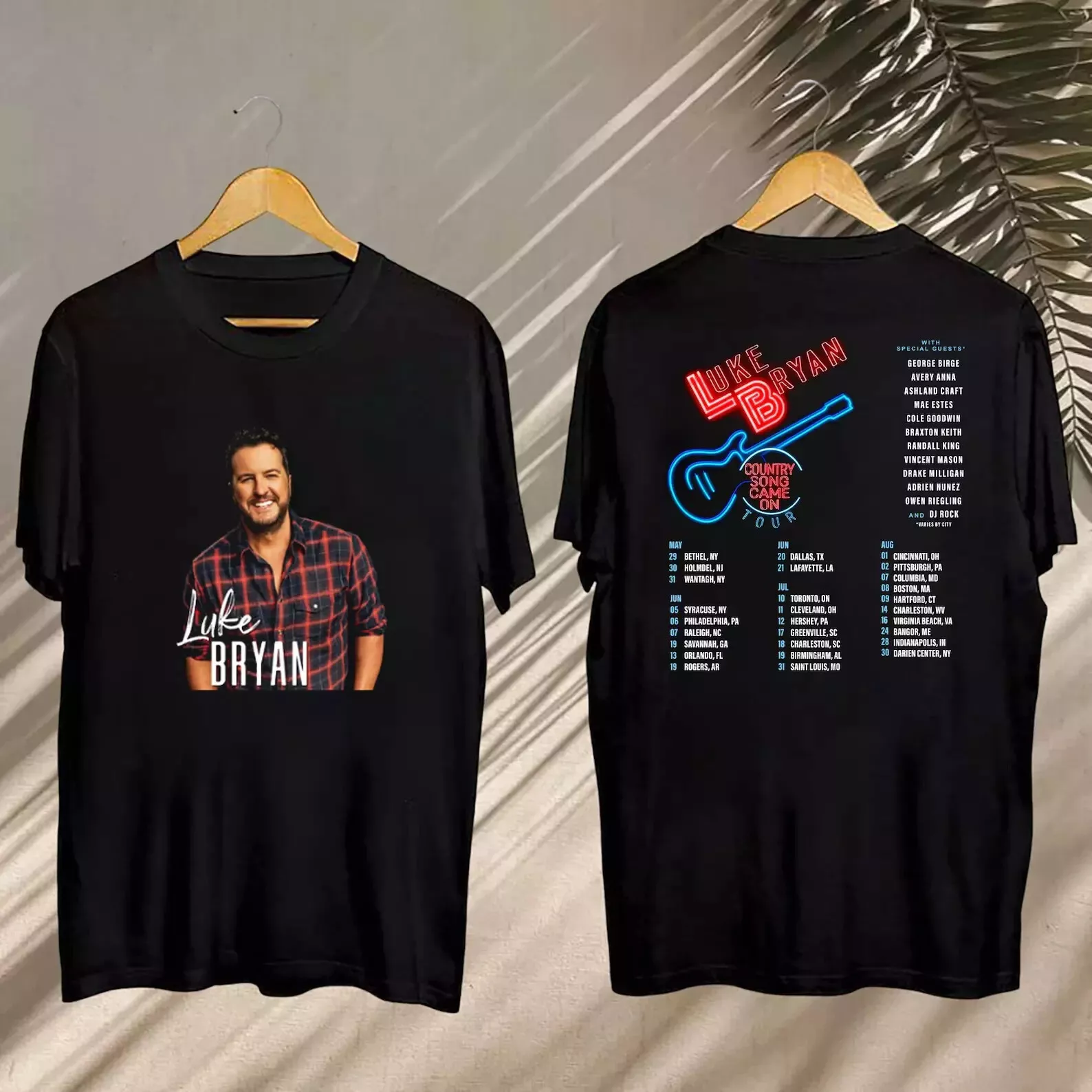 2025 Luke Bryan Country Song Came On Tour Shirt, Luke Bryan Signature Shirt