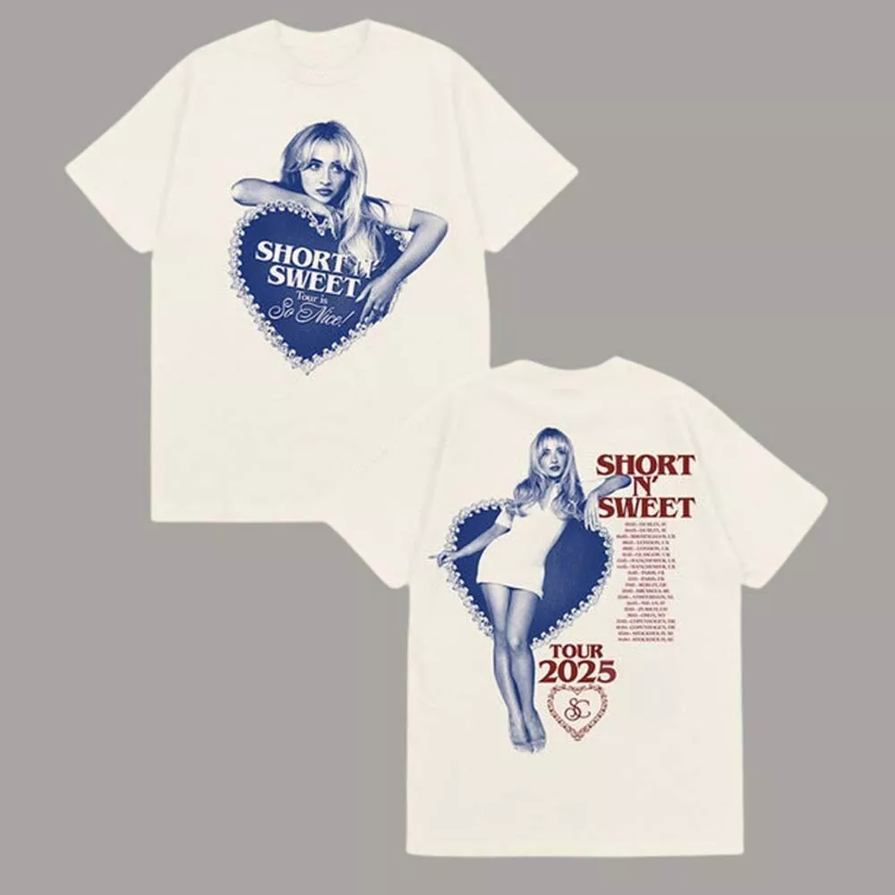 Sabrina Carpenter Short N Sweet Tour Eu Uk Utilita Arena Birmingham 2025 Shirt