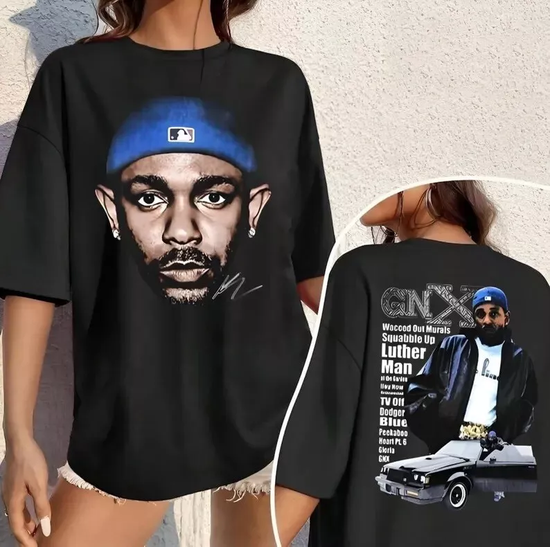 Shirt Kendrick Lamar Gnx Tour 2025 Graphic Two Sides Unisex Tm222