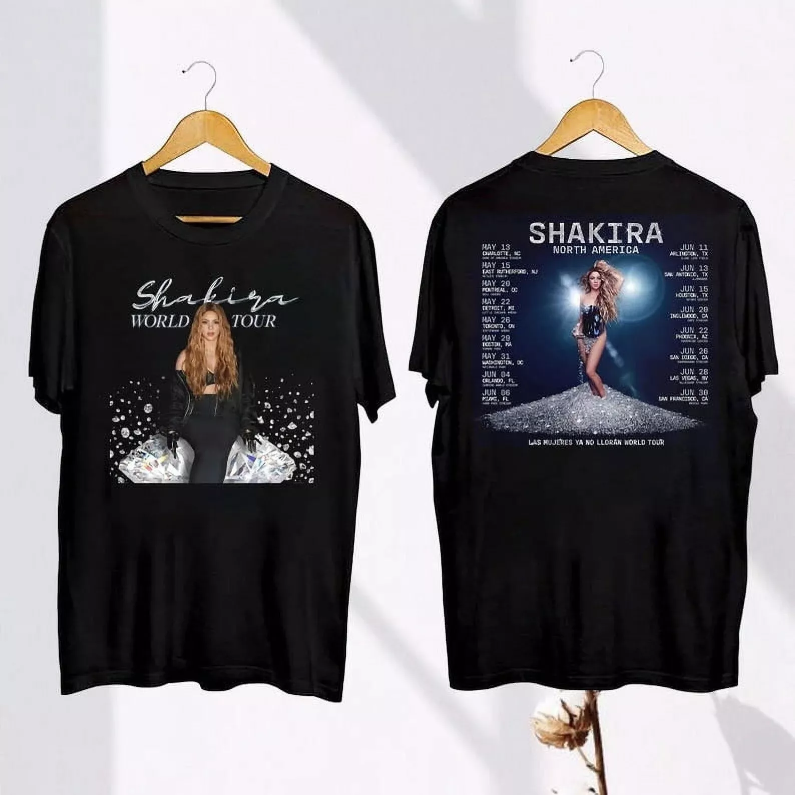 Las Mujeres Ya No Lloran Shakira 2025 Tour Shirt, Shakira Tour Concert Merch