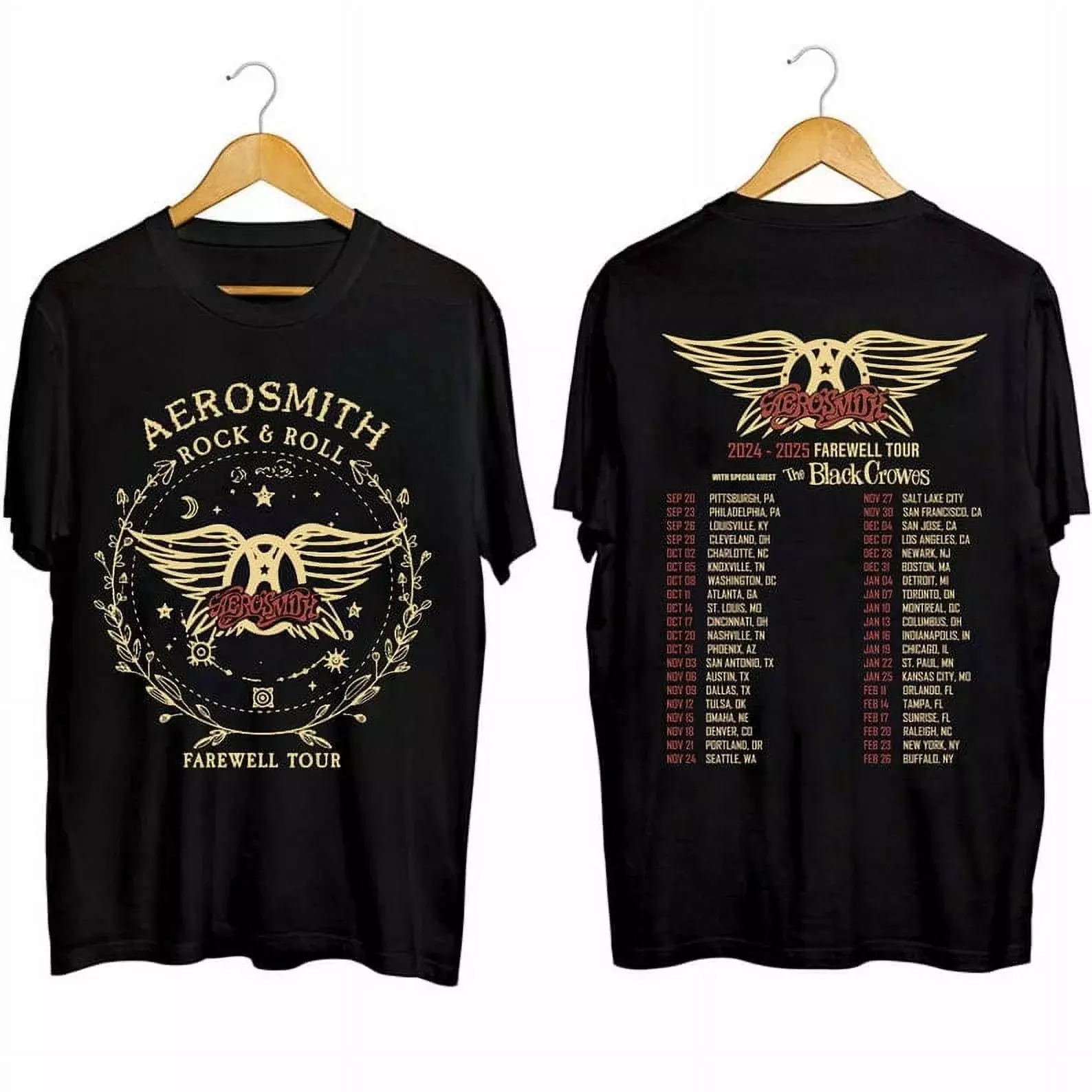 Aerosmith 2024-2025 North American Farewell Tour Shirt