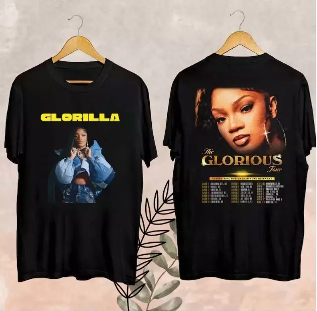 Vintage Glorilla The Glorious Tour Fan Shirt, 2025 Glorilla Glorious Tour Shirt