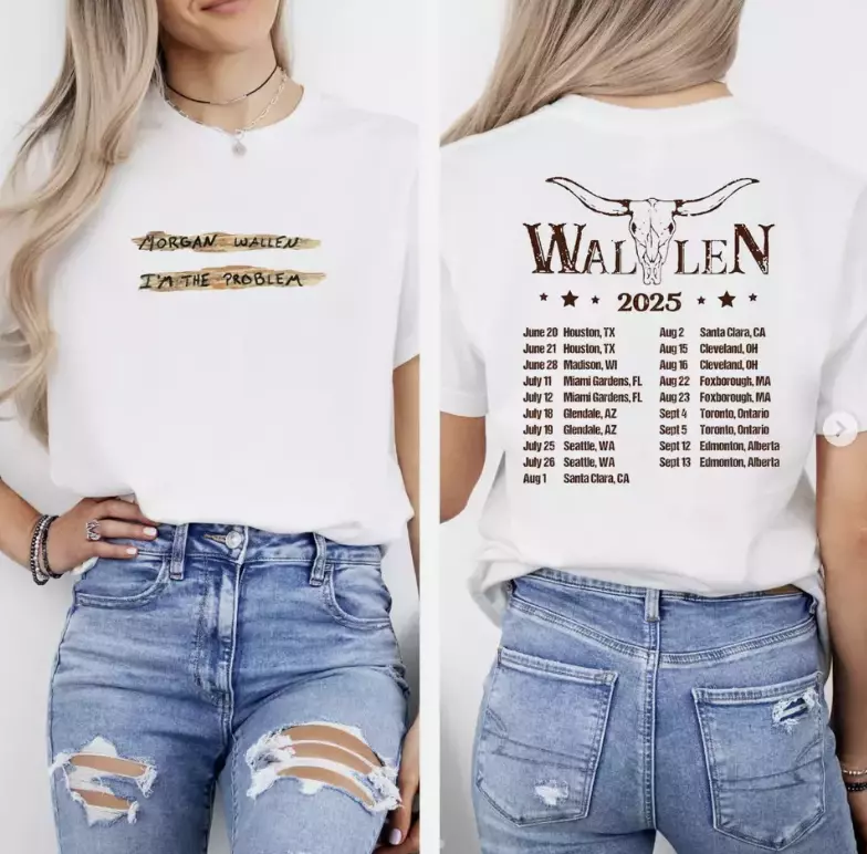 Morgan Wallen Im The Problem Tour 2025 Shirt