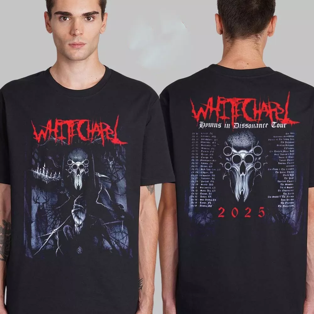 Whitechapel Hymns In Dissonance Tour 2025 Merch Shirt