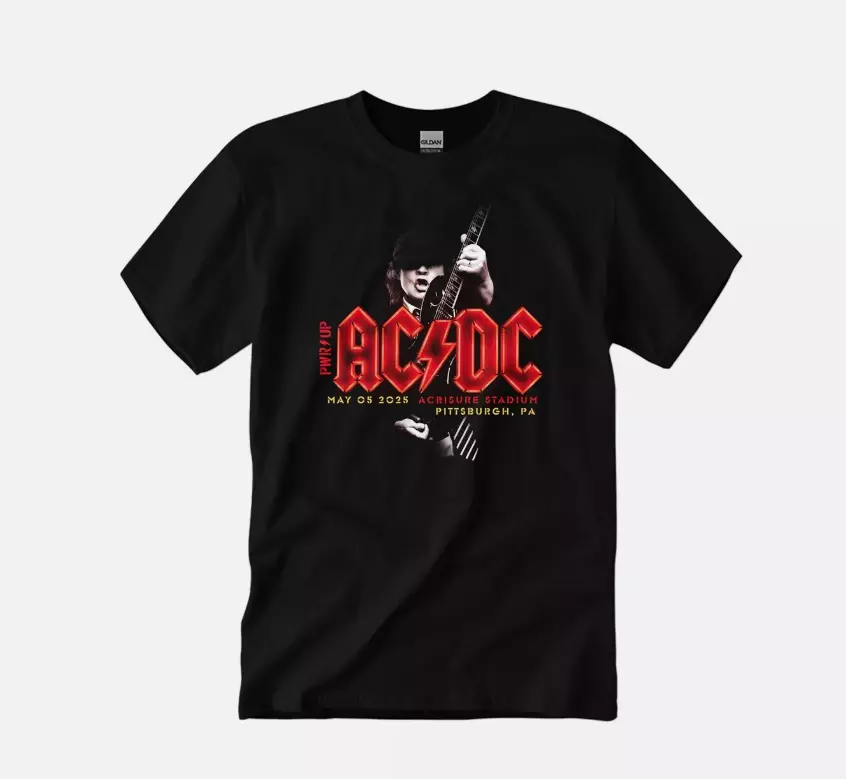 Acdc Are You Ready Pwr Up North American 2025 Shirt