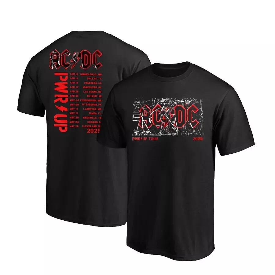 The Best Collection 2025 Ac Dc Are You Ready Pwr Up Up Tour Shirt