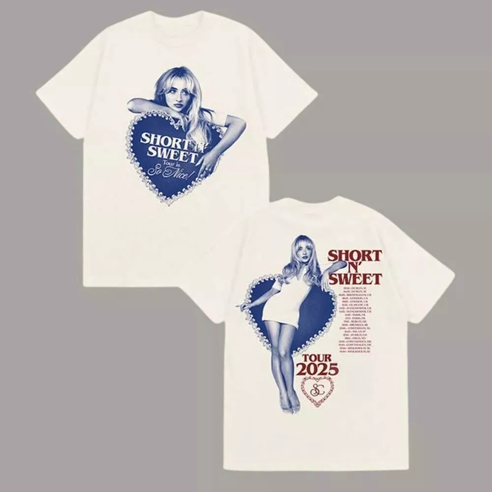 Sabrina Carpenter Short N Sweet Tour Eu Uk Utilita Arena Birmingham 2025 Shirt